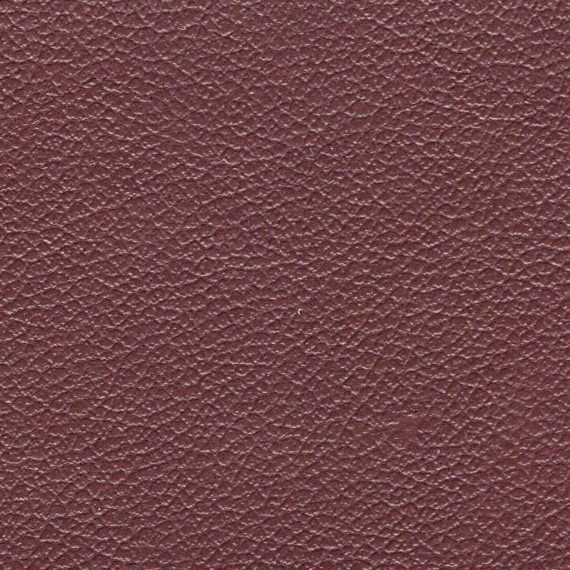 Close-up of textured maroon leather surface.