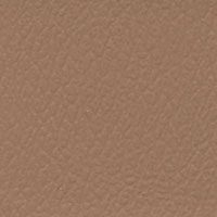 Close-up of textured brown leather surface.