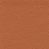 Close-up of textured brown leather surface.