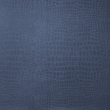 Blue textured surface resembling reptile skin pattern.
