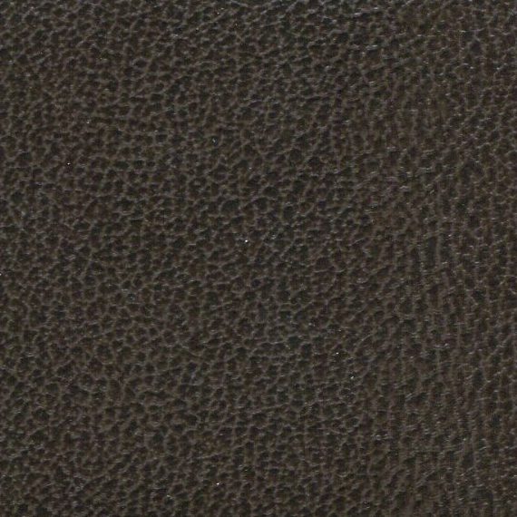 Close-up of dark textured leather surface.