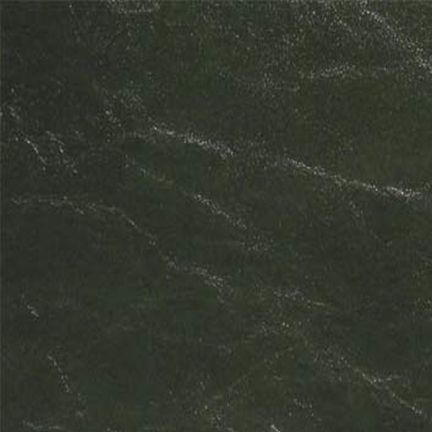 Close-up of dark green marble surface with white veins.