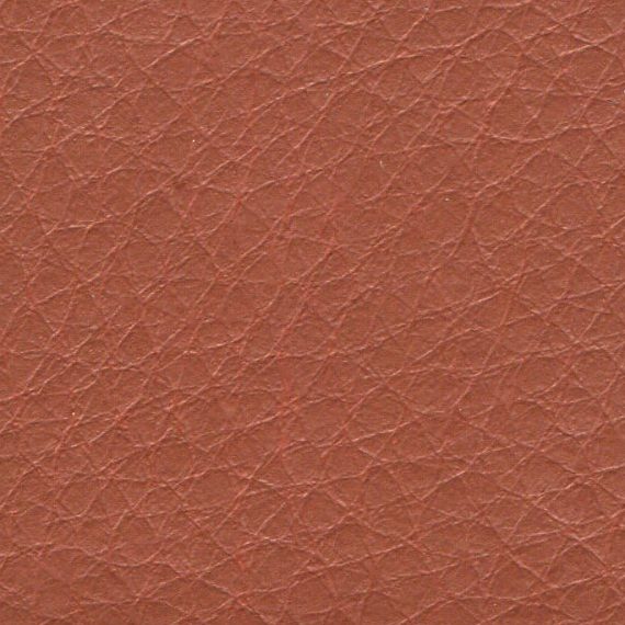 Close-up of textured brown leather material.