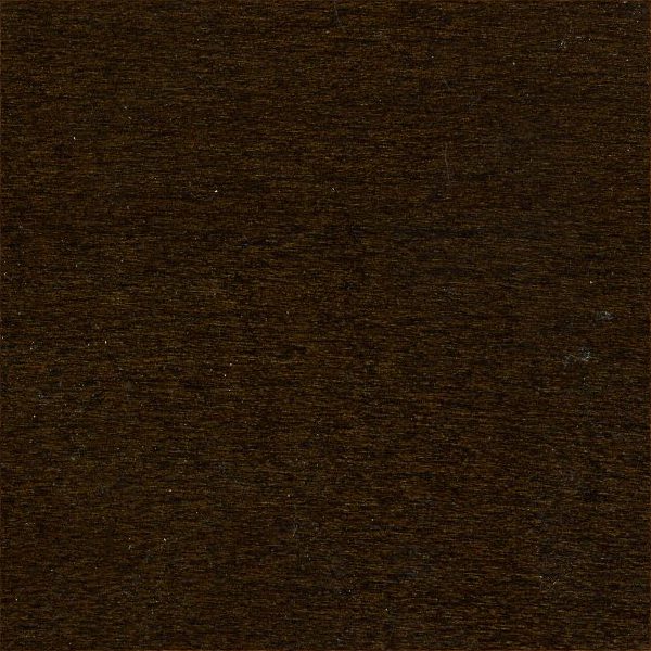 Close-up of dark brown textured fabric.
