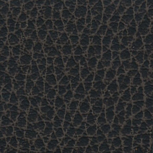 Close-up of textured dark leather surface.