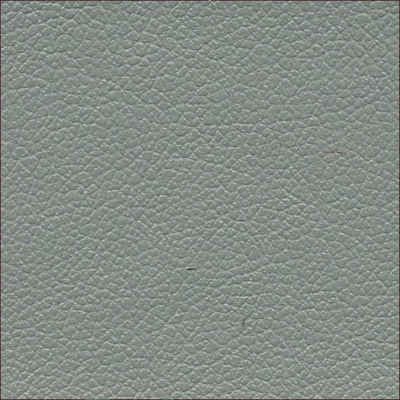 Close-up of textured gray leather surface.