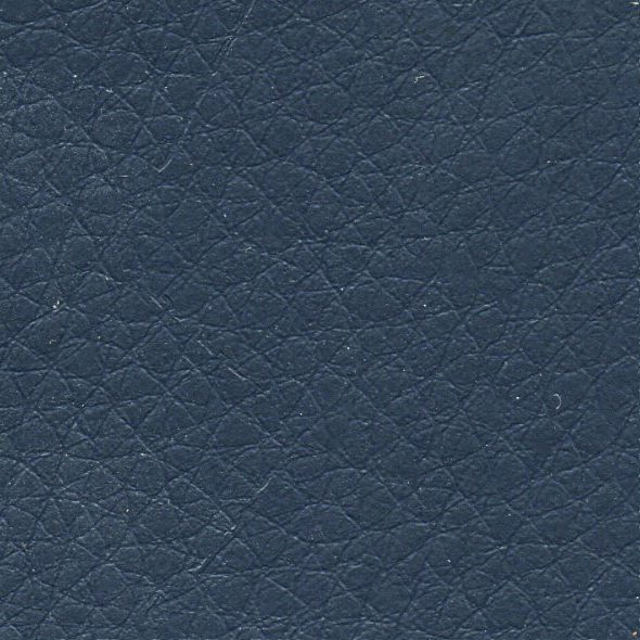 Close-up of dark blue textured leather surface.