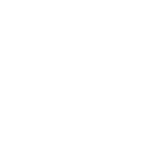 White line art of a chair with two gears on each side.