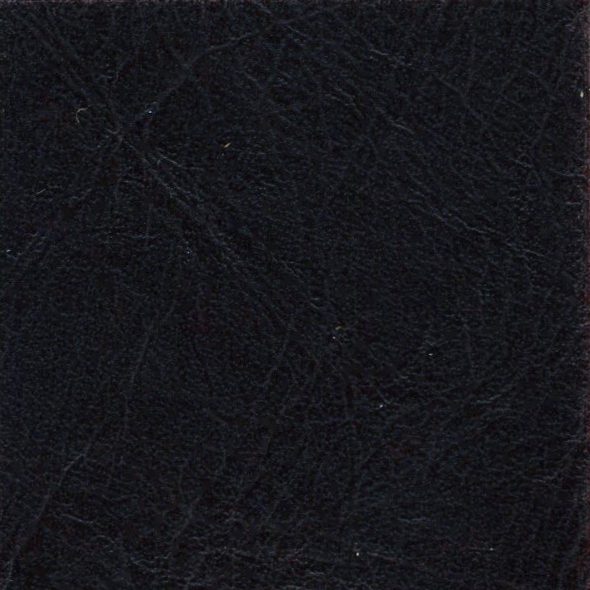 Close-up of black textured leather surface.
