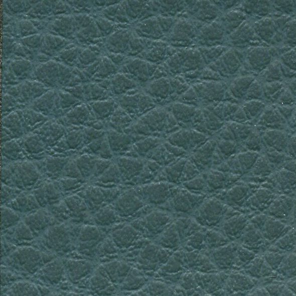 Close-up of textured dark teal leather surface.