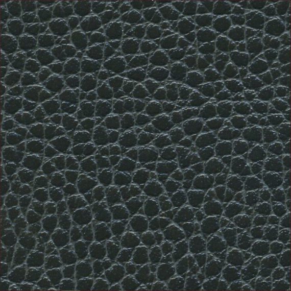 Close-up of dark textured leather surface with pebble grain pattern.