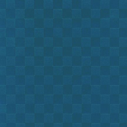 Blue textured background with circular patterns.