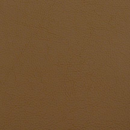 Close-up of brown textured leather surface.