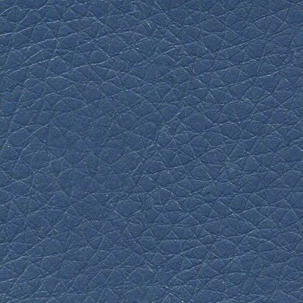 Close-up of blue textured leather surface.