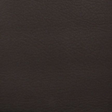Close-up of dark brown leather texture with natural grain.
