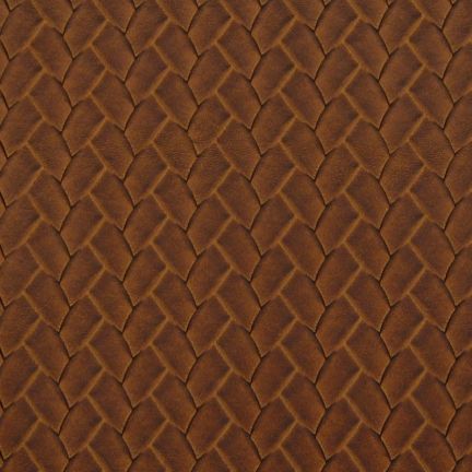 Close-up of a brown textured surface with a diamond pattern.