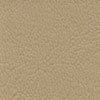 Close-up of beige textured leather surface.