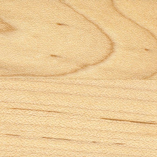 Close-up of light wood grain texture with natural patterns.