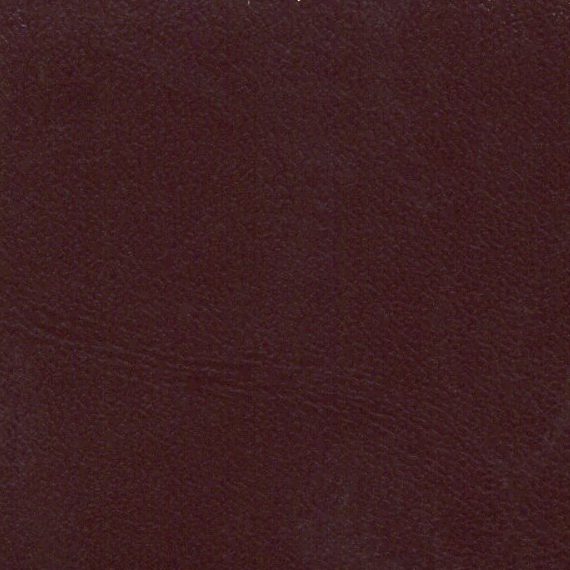 Close-up of textured dark brown leather surface.