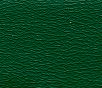 Close-up of textured green leather surface.
