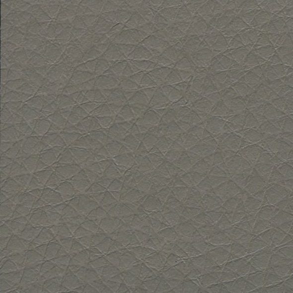 Close-up of textured gray leather material.