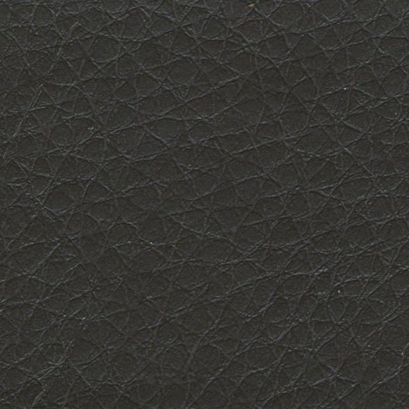 Close-up of textured dark gray leather surface.