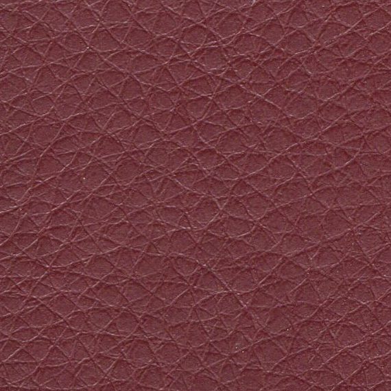 Close-up of textured burgundy leather material.