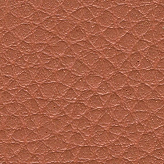 Close-up of textured brown leather surface.