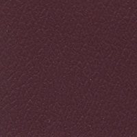 Close-up of textured dark brown leather surface.