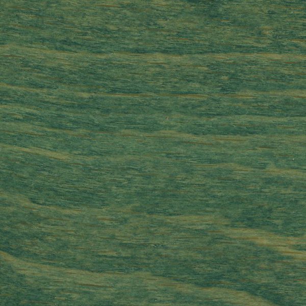 Close-up of textured green wooden surface with natural grain patterns.