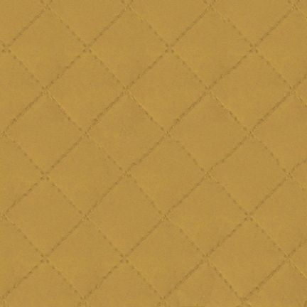 Brown fabric with a diamond quilted pattern.