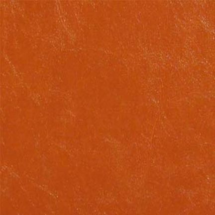 Close-up of textured orange leather surface.