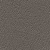 Close-up of textured gray leather surface.