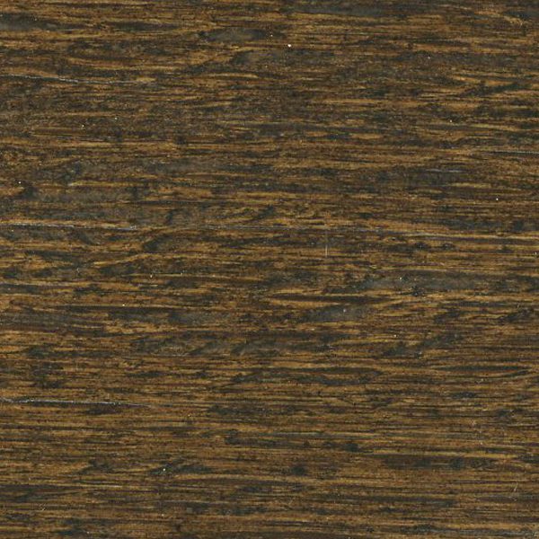 Close-up of dark brown wooden texture with grain patterns.