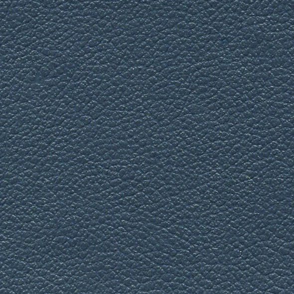 Close-up of blue leather texture with fine grain.